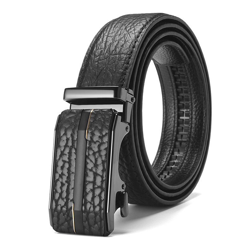 Automatic Buckle Leather Belt