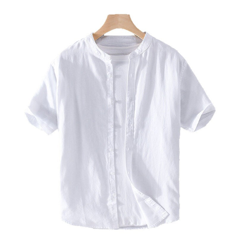 Zen Texture Mandarin Shirt