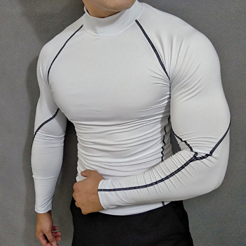 Men's Performance Mock-Neck Compression Shirt