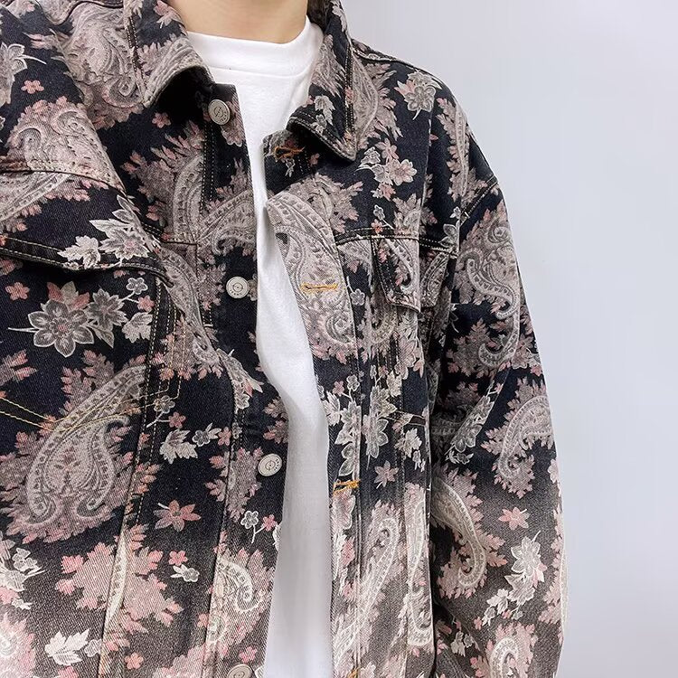 Premium Heavyweight Jacquard Paisley Overshirt