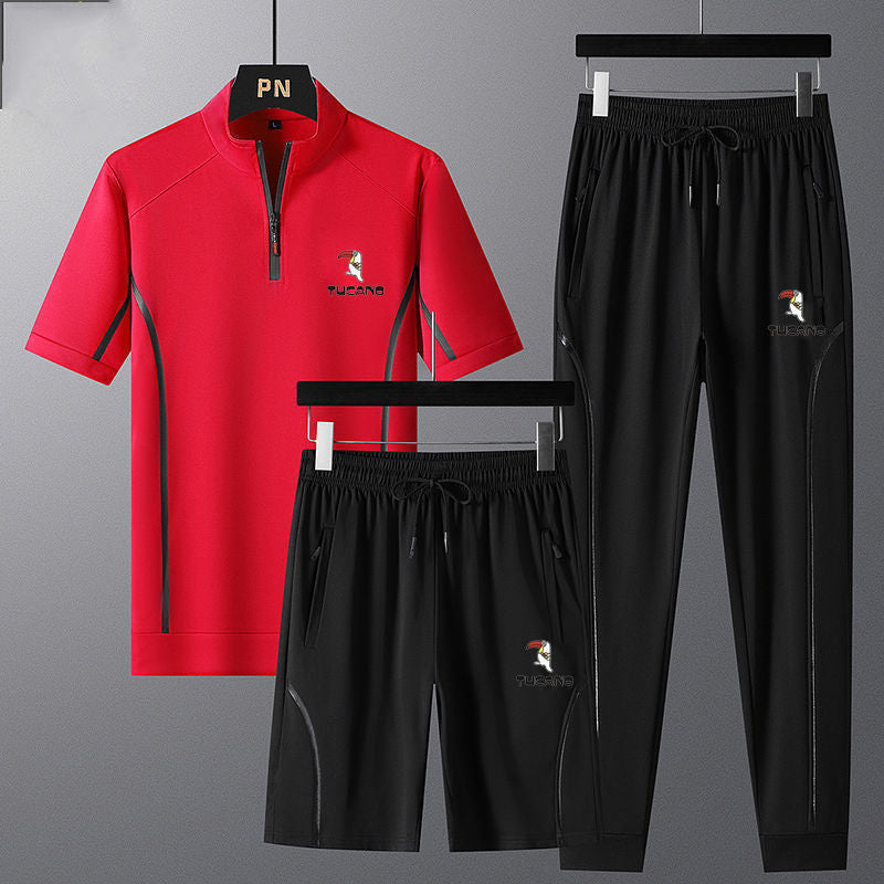 Versatile Zip Polo Sport Set