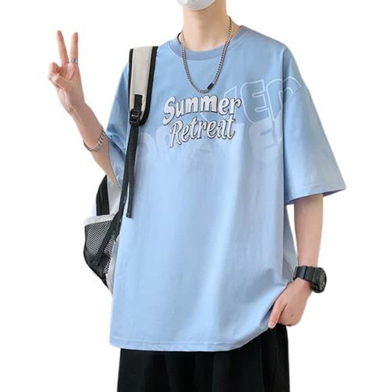 Graphic Print Crewneck Tee