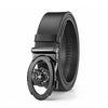 Alloy gun lion buckle black belt