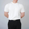 White 240g [heavy cotton shoulder T-shirt]
