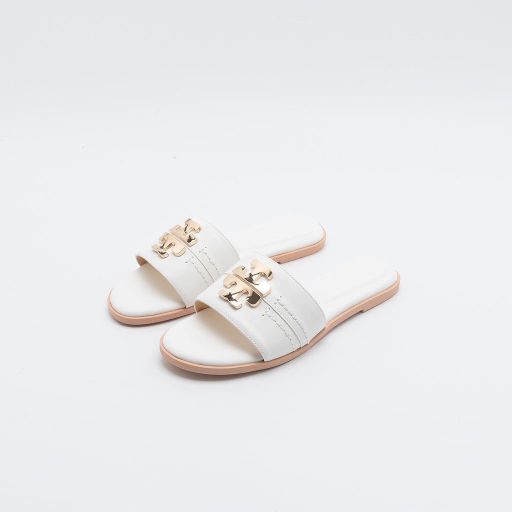 Metal-Buckle Flip-Flops