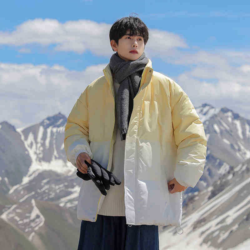 HJCamel Stand-Collar Padded Jacket