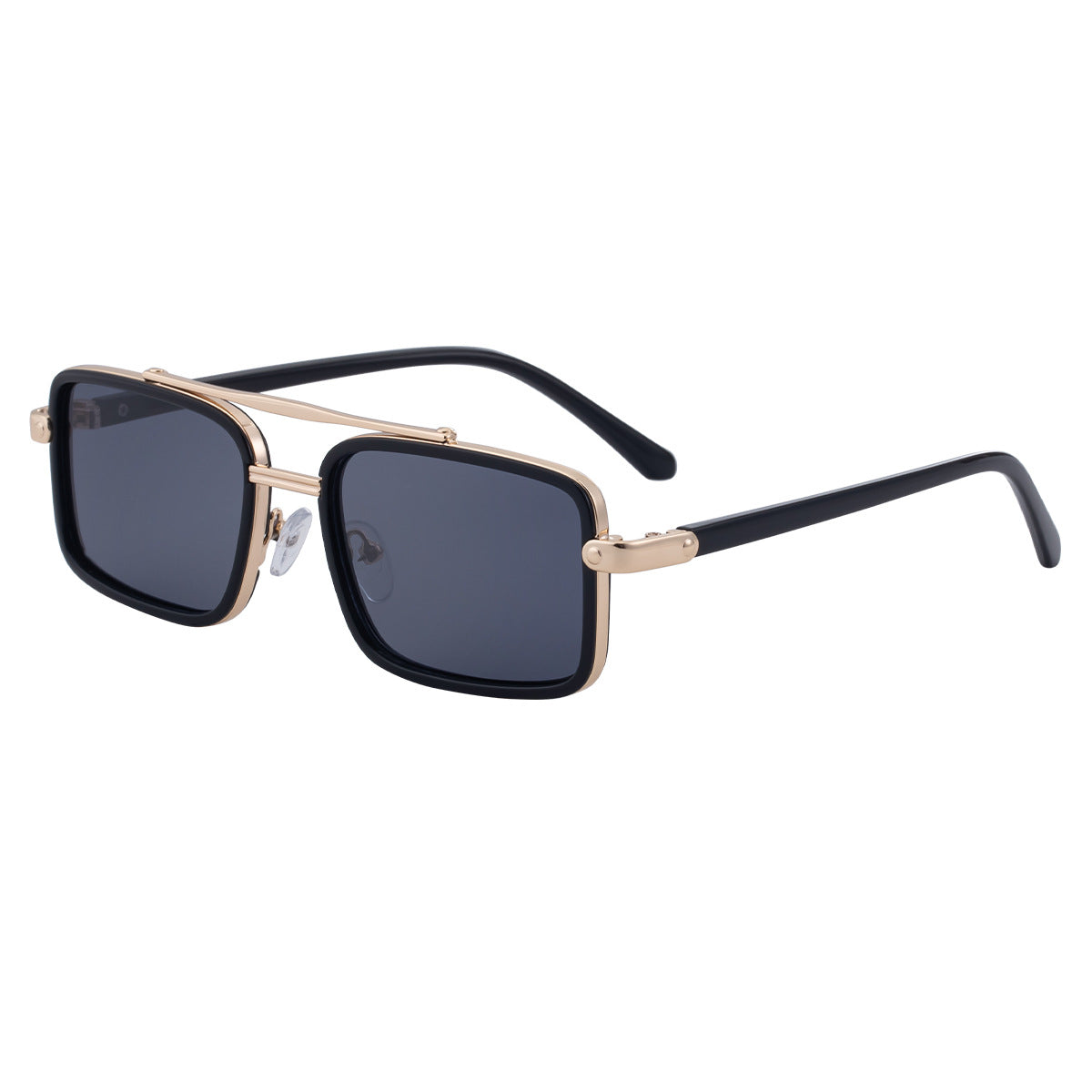 Retro Square Aviator Sunglasses