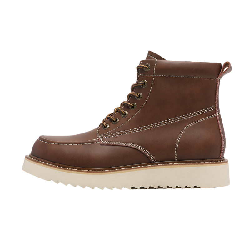 Rugged Lace-Up Work Boots
