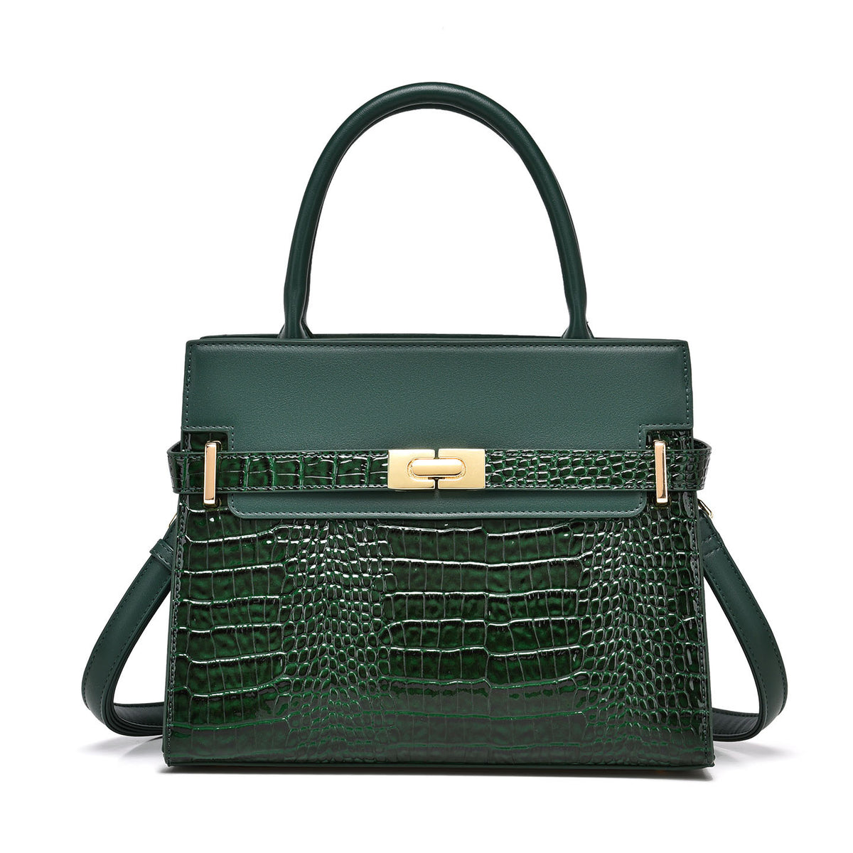 Crocodile-Texture  Handbag