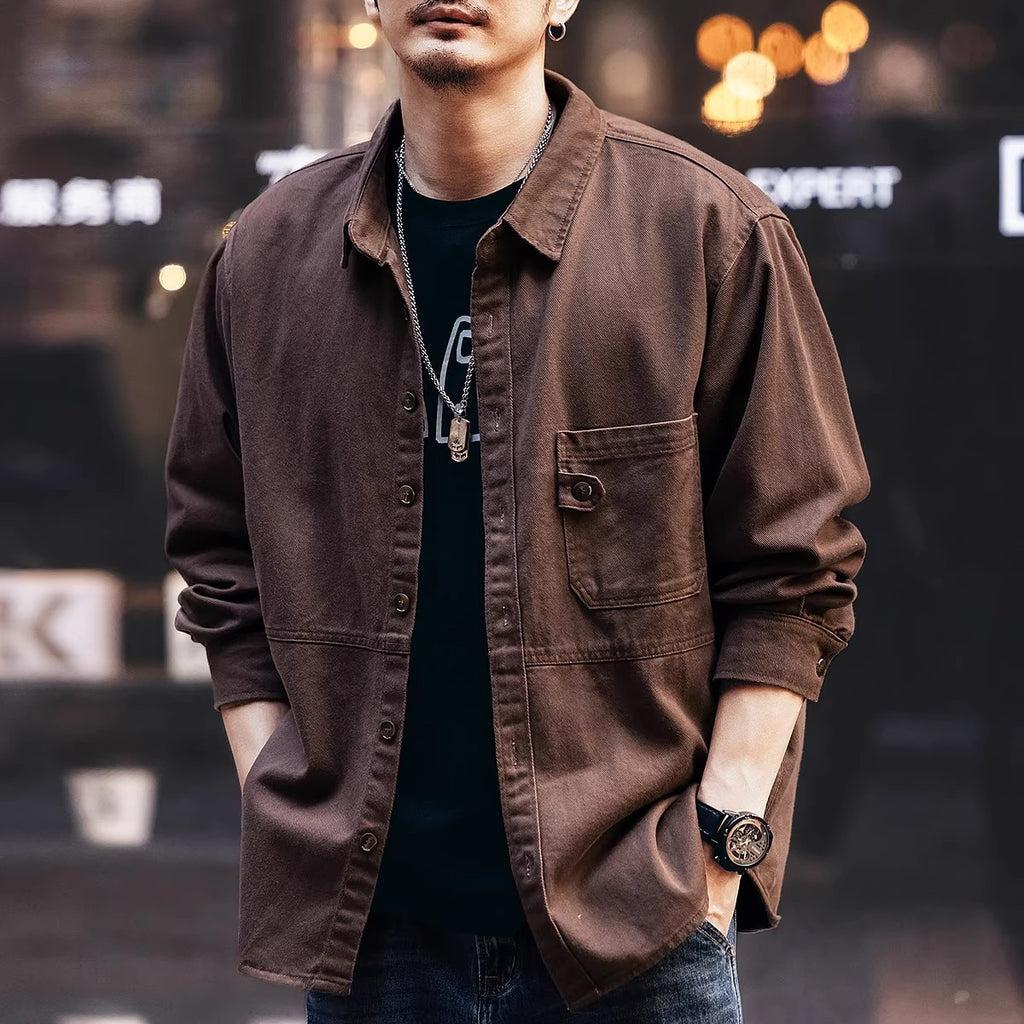 Vintage Workwear Shirt Jacket