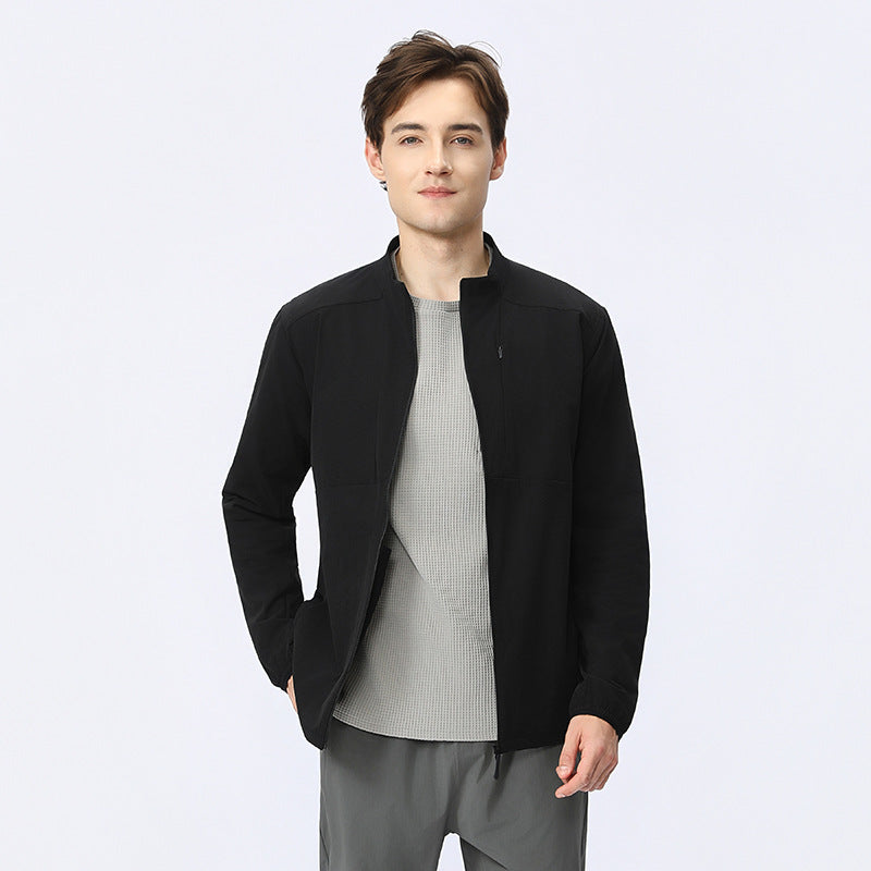 Men’s Modern Stand-Collar Jacket
