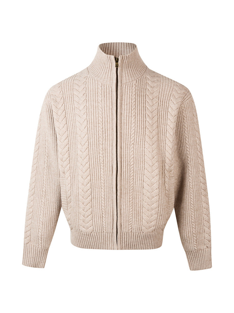 Heritage Cable Zip Cardigan