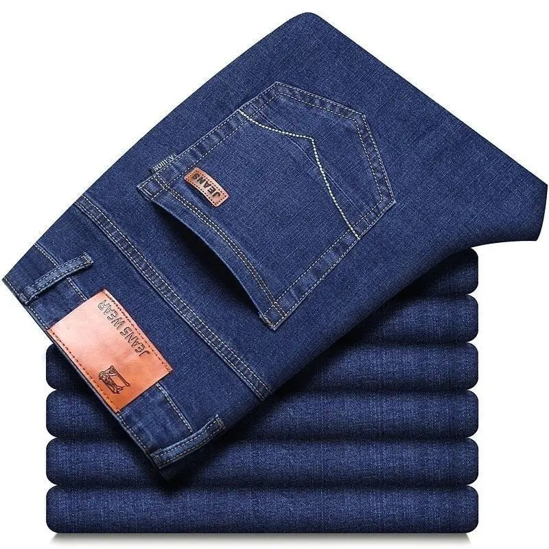 Essential Straight Fit Stretch Denim