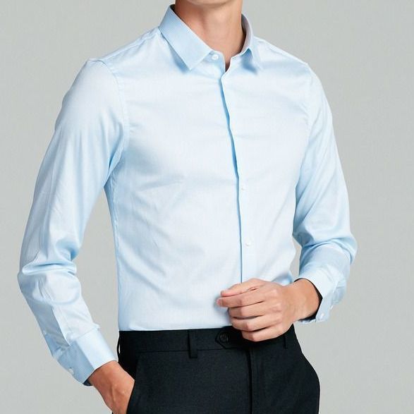 Premium Silk Lustre Wrinkle Resistant Business Shirt