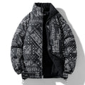 Paisley-Accent Reversible Puffer