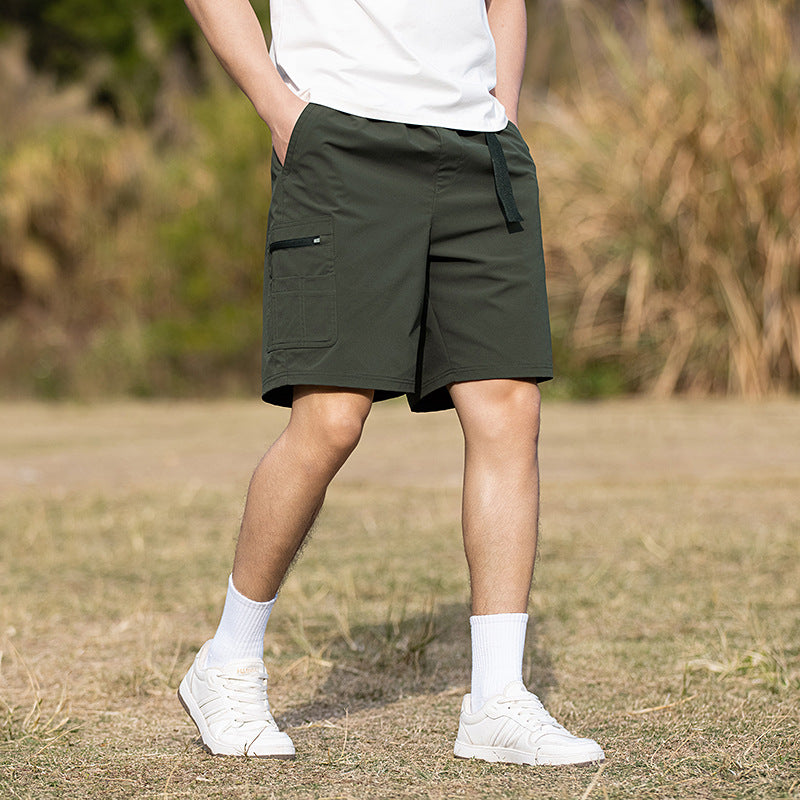 Men's Multi-Pocket Outdoor Utility Shorts