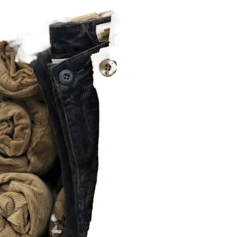 Corduroy Loose Fit Cargo Pants