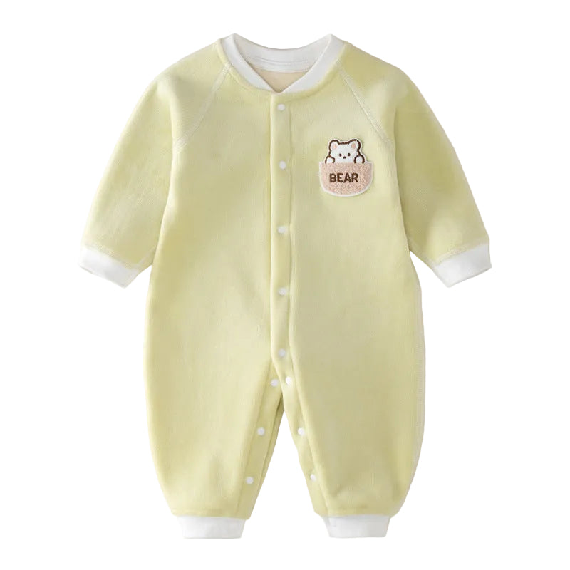 Velvet Baby Winter Onesie