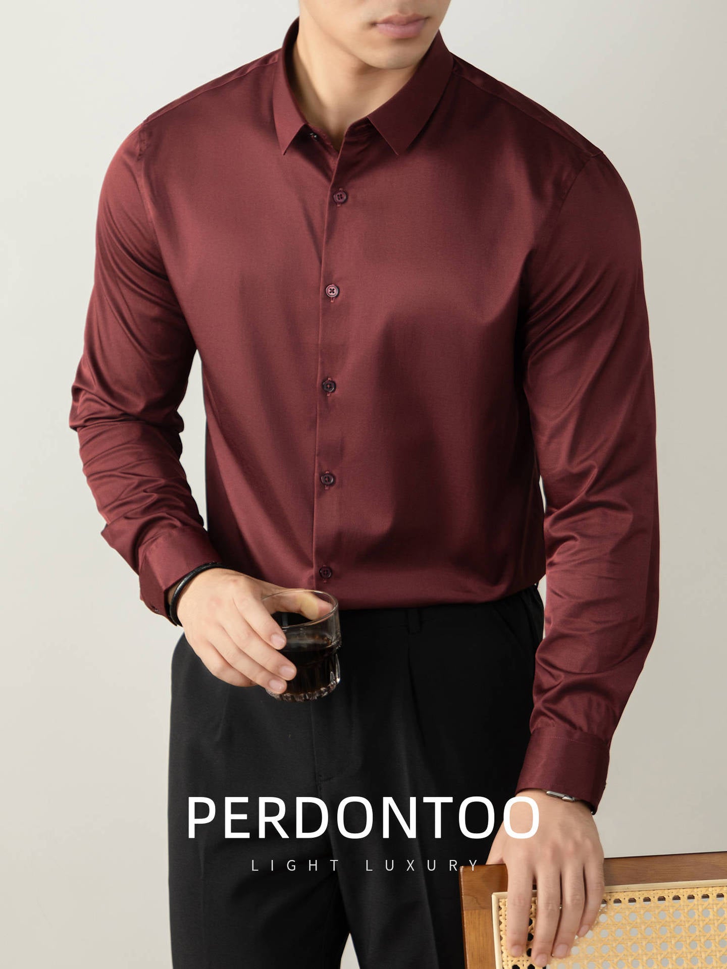 Luxury Non Iron Silk Finish Shirt