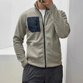 Comfort Zipper Fleece Cardigan — 3XL / black