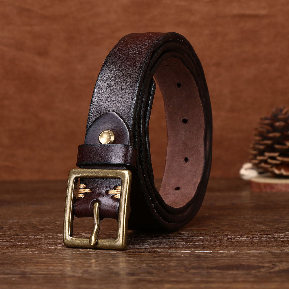 Vintage Casual Leather Belt