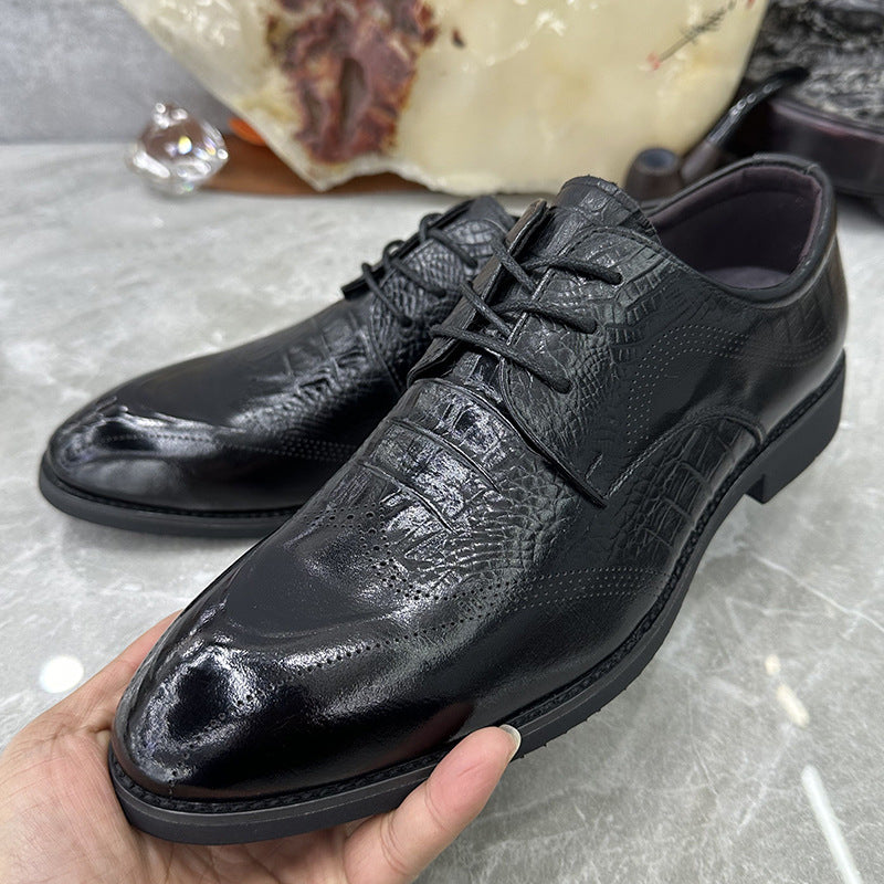 Soft Leather Business Casual Shoes