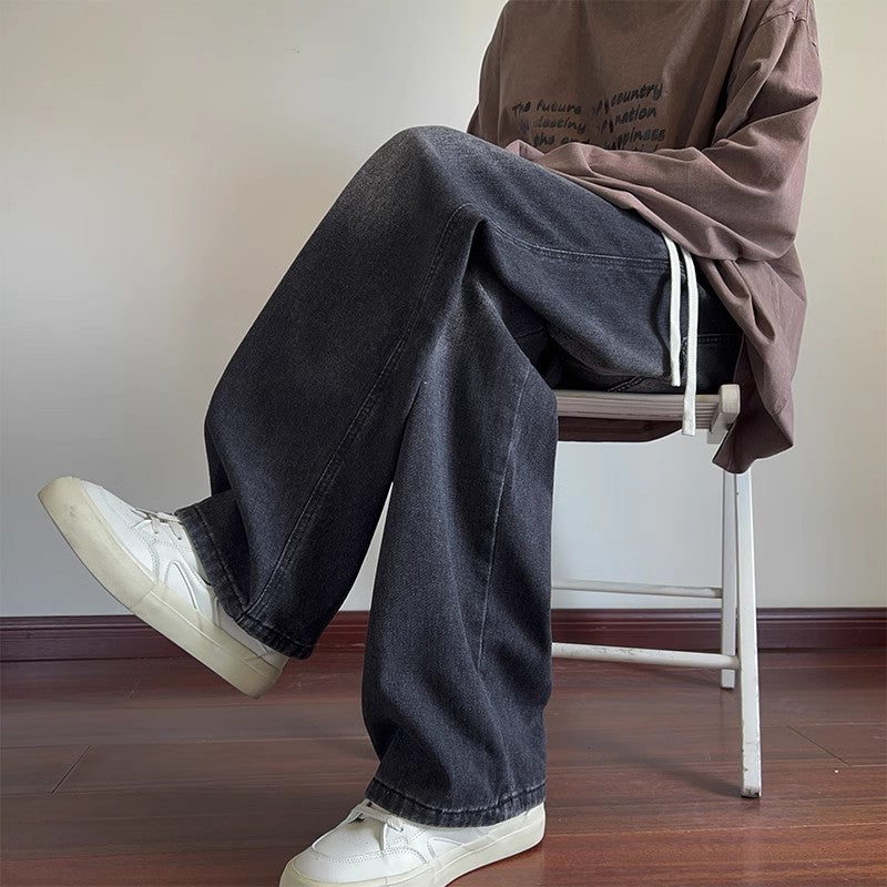 Loose Straight-Leg Jeans