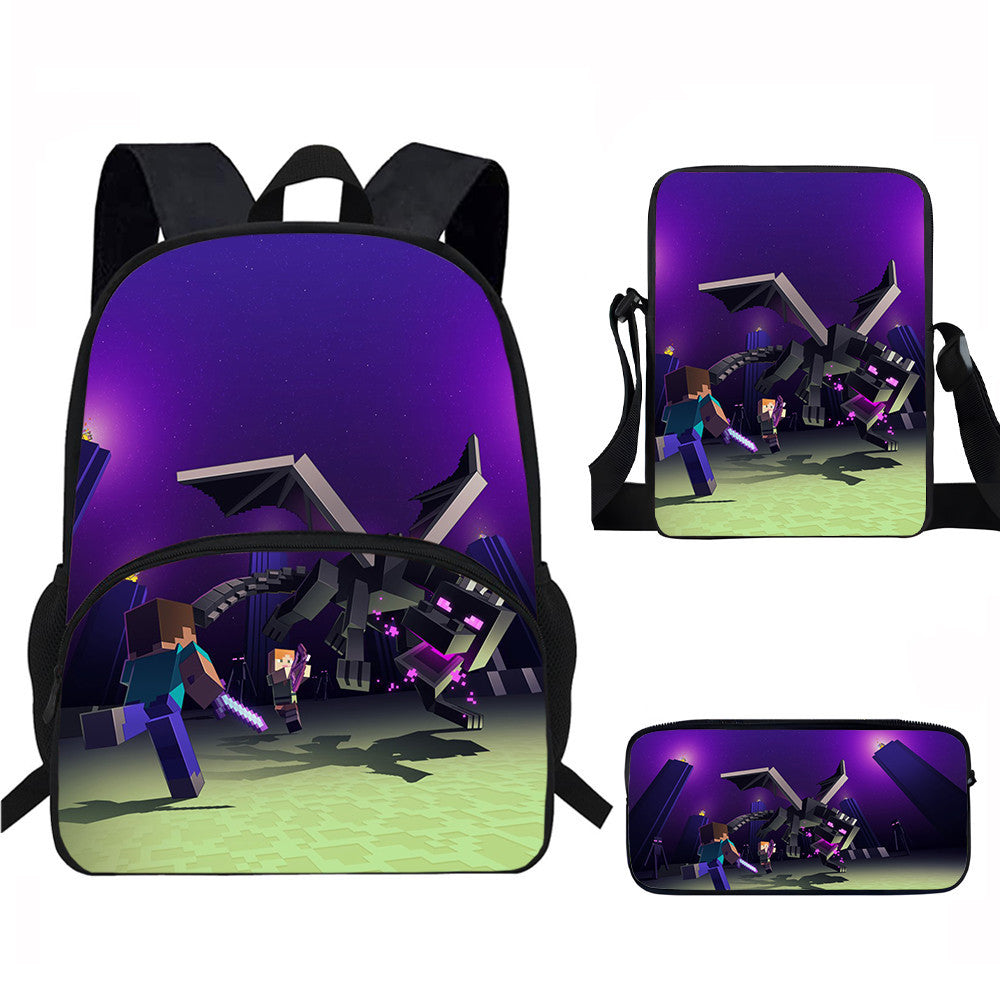 Minecraft Backpack Set