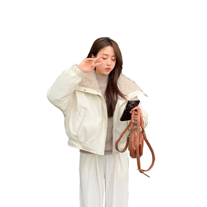 Fur Collar Cotton Padded Jacket