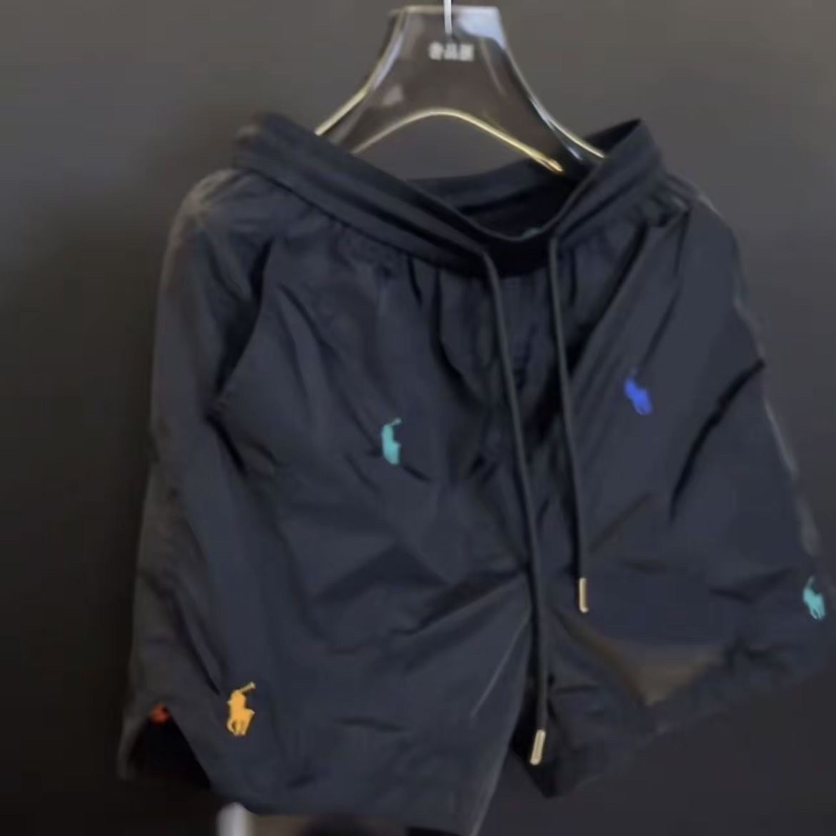 Polo Embroidered Drawstring Shorts