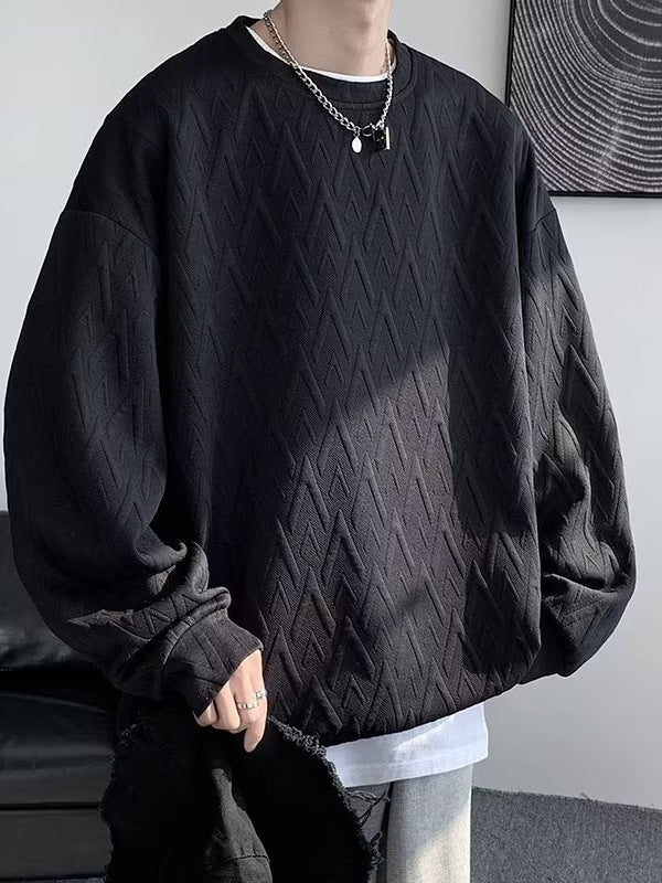 Jacquard Crewneck Pullover