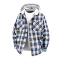 Hooded Flannel Shirt — M / Lange