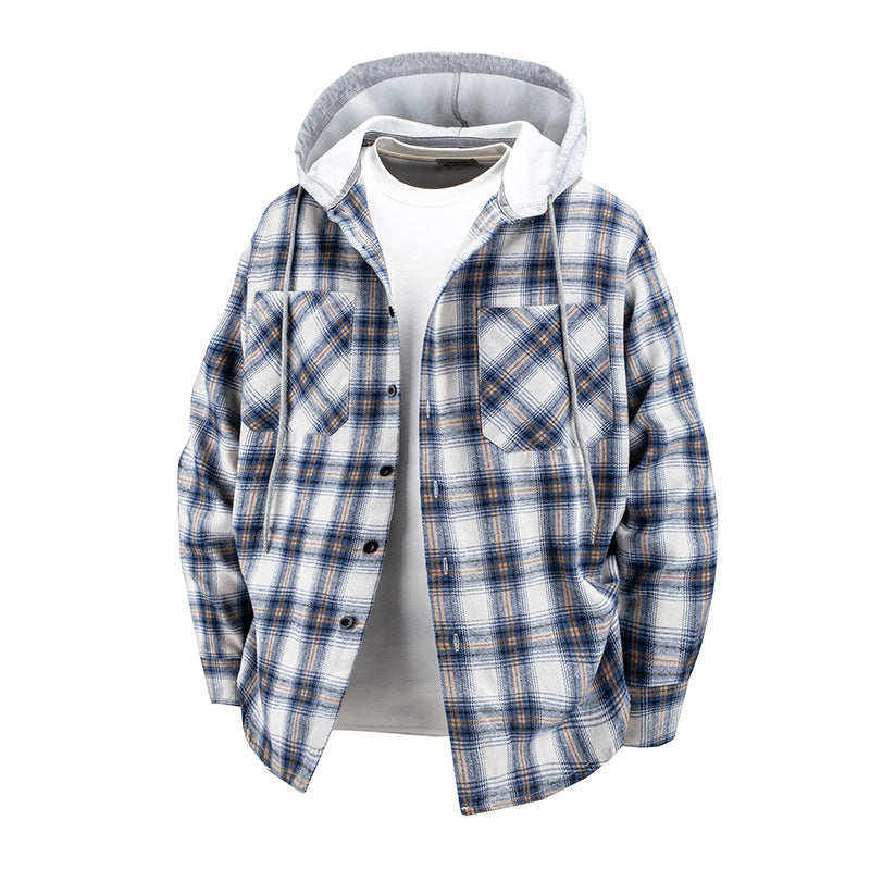 Hooded Flannel Shirt