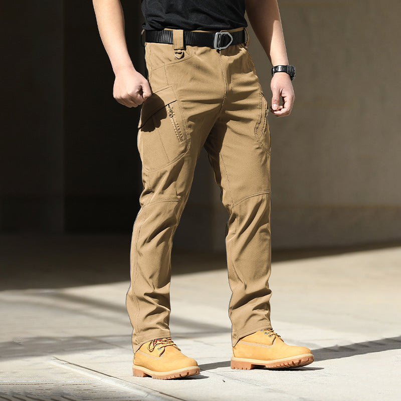 Cross-border outdoor archon tactical pants stretch fabric city special service pants military fan multi-pocket cargo pants composite fabric
