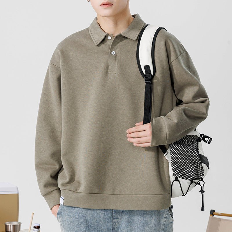 Minimalist Polo Sweatshirt
