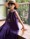 Women's purple dress