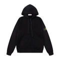 Compass-Patch Zip Hoodie