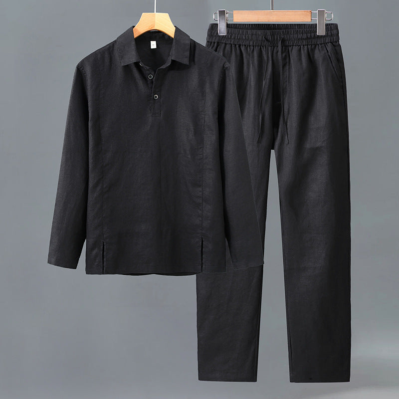 Linen Texture Leisure Set