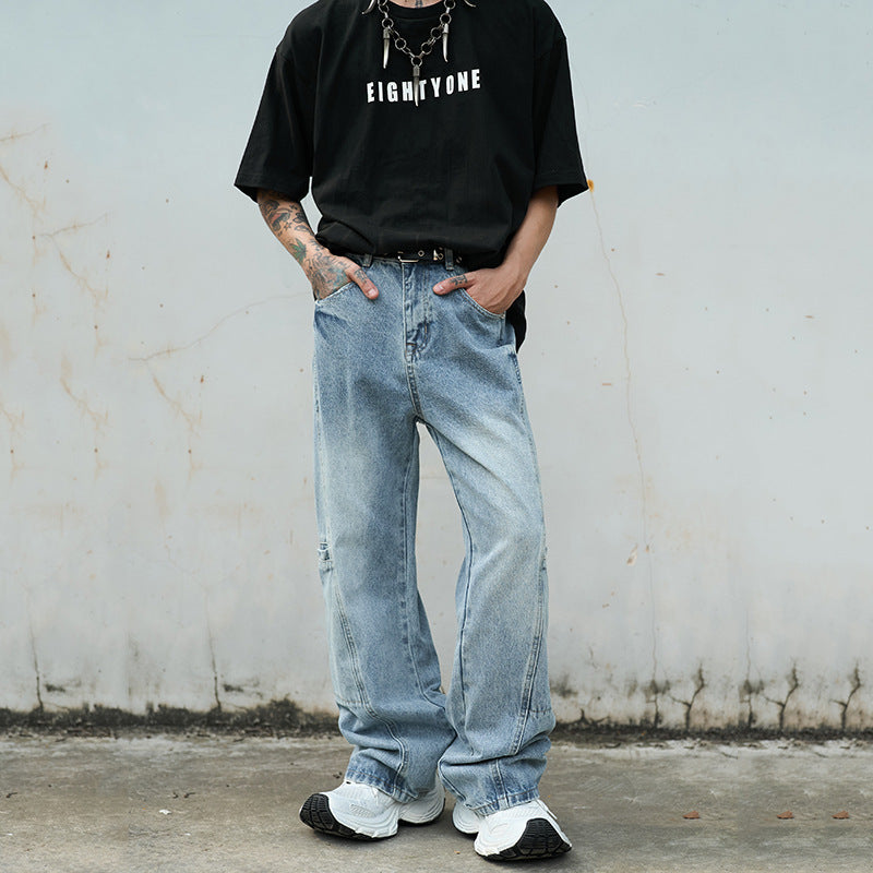 Relaxed Fit Cargo Jeans