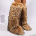 Plush High-Top Snow Boots