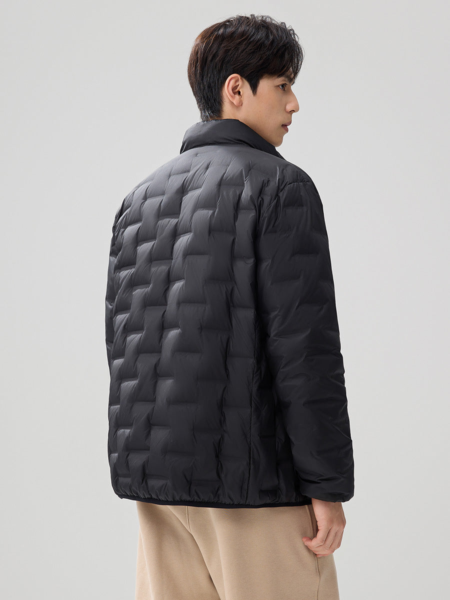 Grid Matrix Lightweight Down