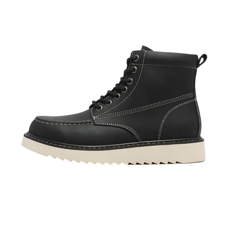 Rugged Lace-Up Work Boots