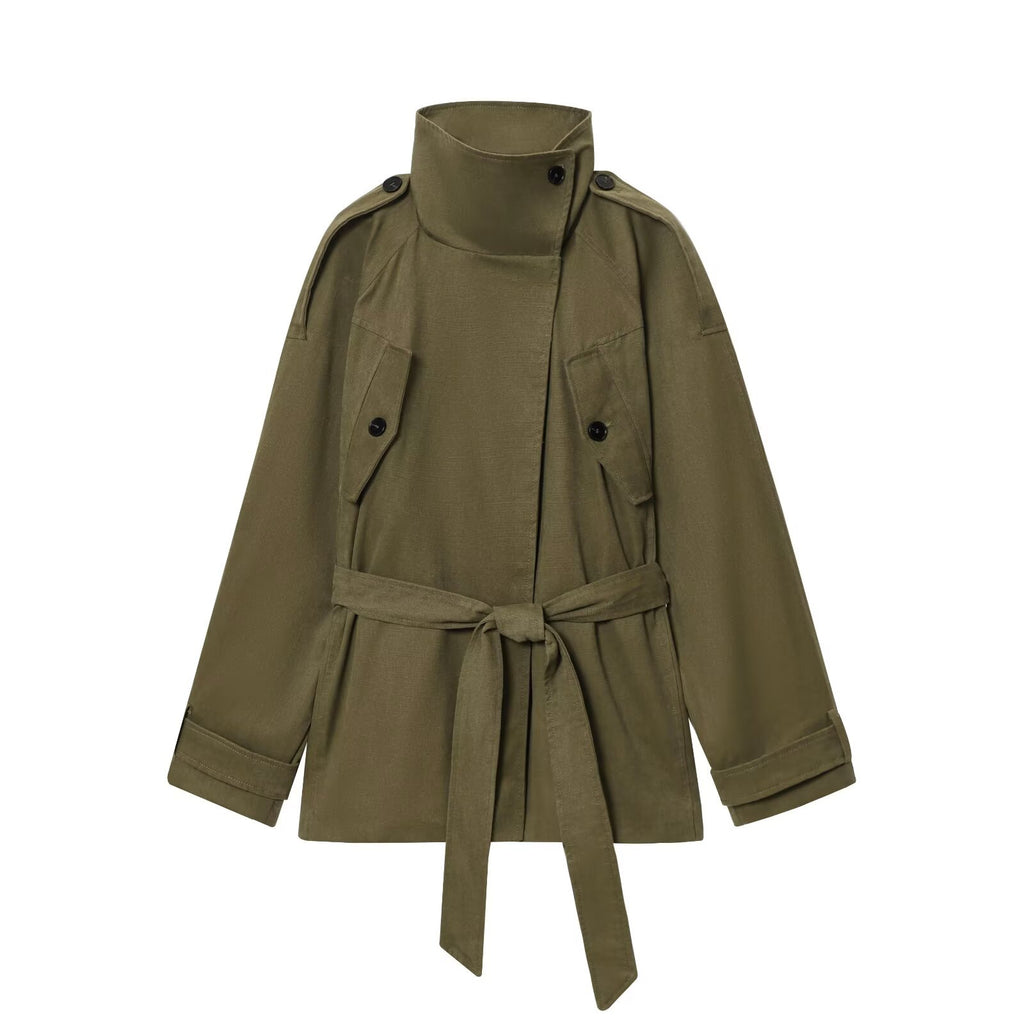 Women's Belted Trench Coat