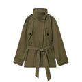 Women's Belted Trench Coat