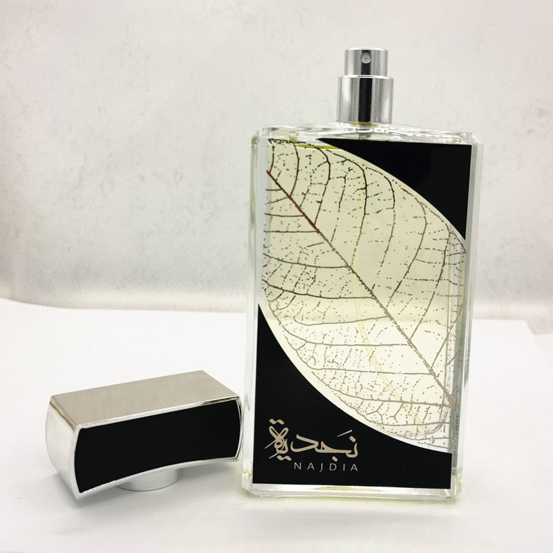 NAJDIA Arabic Fragrance for Men and Women, New Plantain Leaf Design, Middle East Fragrance, Foreign Trade, Cross-border Exclusive, Long-lasting