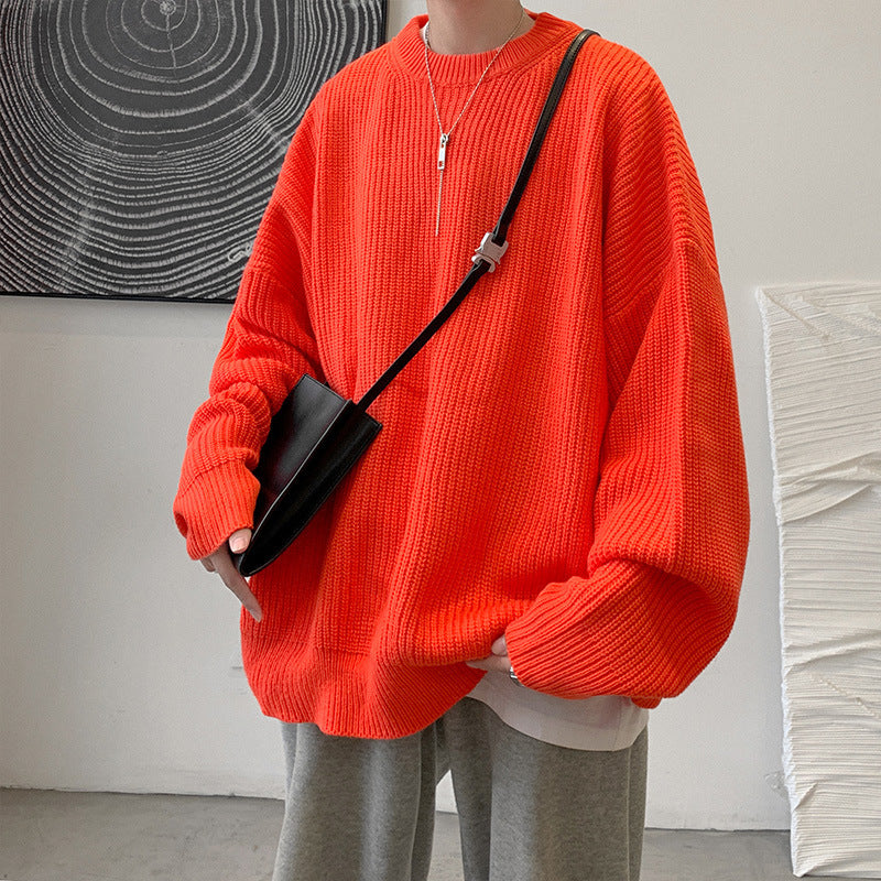 Loose Knit Crewneck Sweater