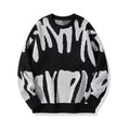 Men's Trendy Crew Neck Jacquard Knit Sweater