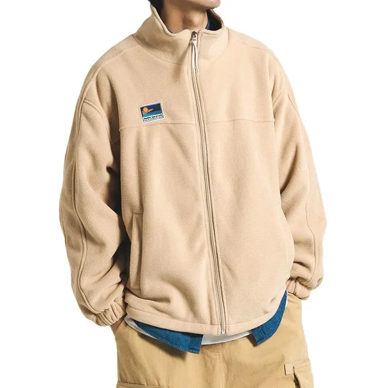 Fleece Stand-Collar Jacket