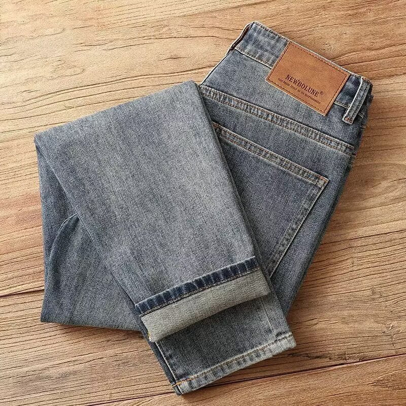 Vintage Straight-Fit Denim Trousers