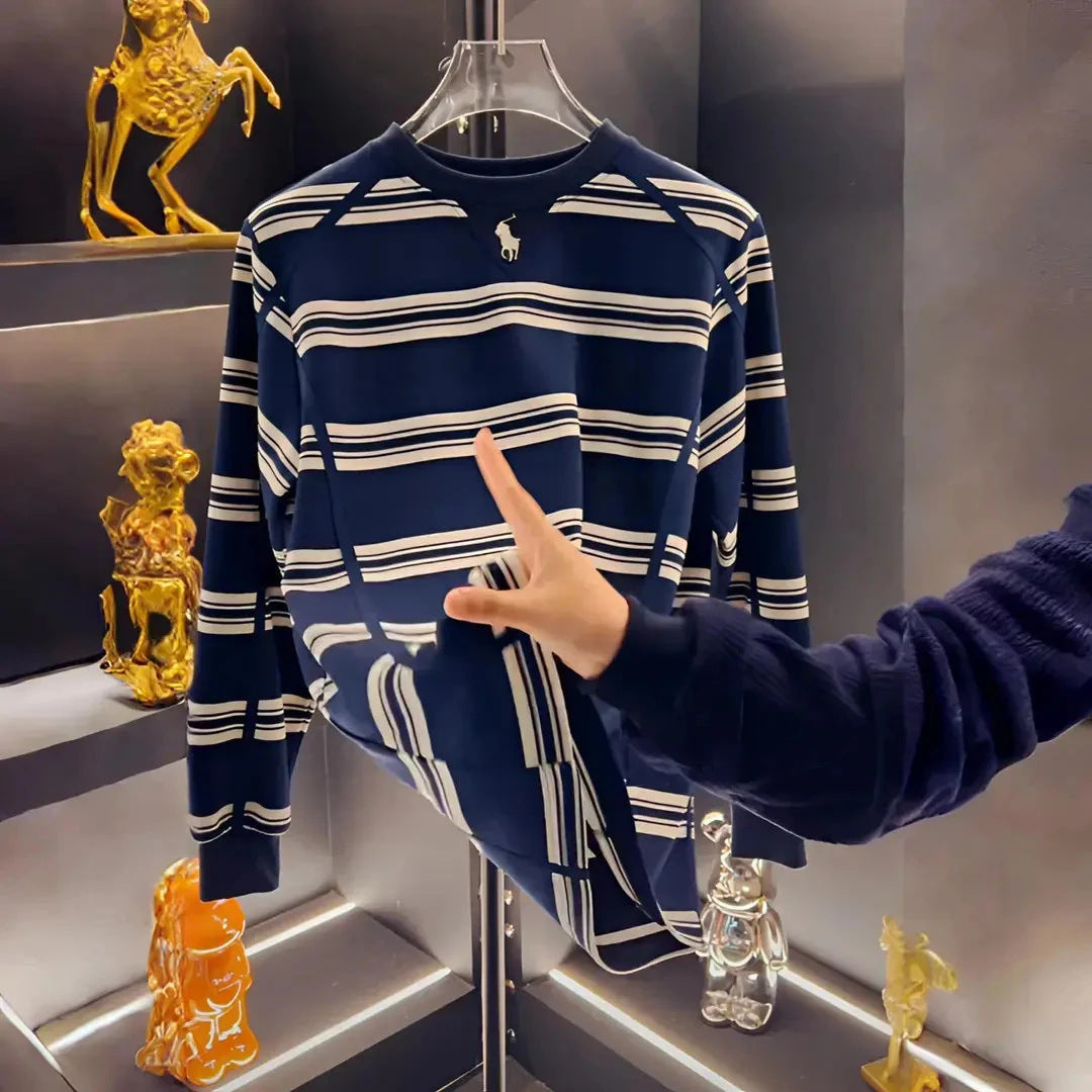 Premium Striped Sweatshirt